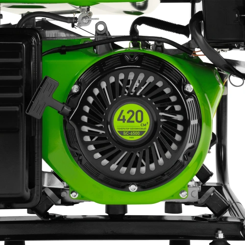 Генератор бензиновый БС-6500, 5.5 кВт, 230В, четырехтактный, 25 л, ручной стартер Сибртех по ценам производителя в Краснодаре с доставкой по всей России