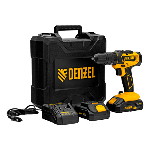 Дрель-шуруповерт аккумуляторная ударная CID-18-02BM, Li-Ion, 18 В, 2 акк. Denzel по ценам производителя в Краснодаре с доставкой по всей России
