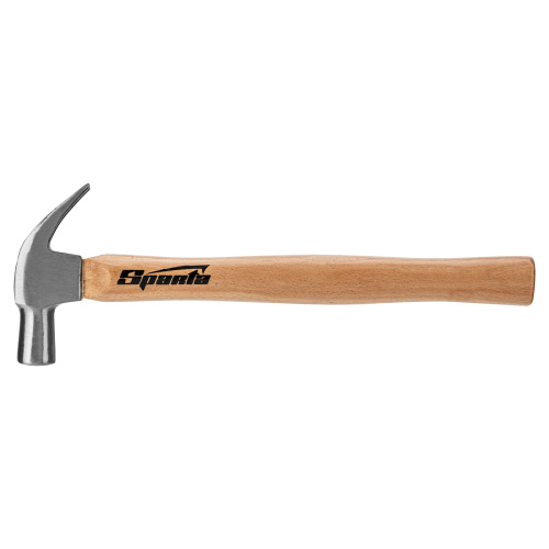 Молоток-гвоздодер, 225 г, боек 22 мм, деревянная рукоятка Sparta по ценам производителя в Краснодаре с доставкой по всей России