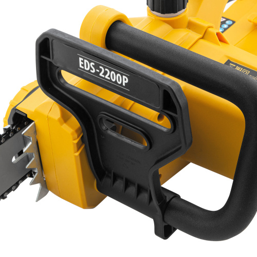 Пила цепная электрическая EDS-2200P, 2.2 кВт,поперечная, шина 45 см, шаг 3/8, паз 1.3 мм, 63 звена Denzel по ценам производителя в Краснодаре с доставкой по всей России