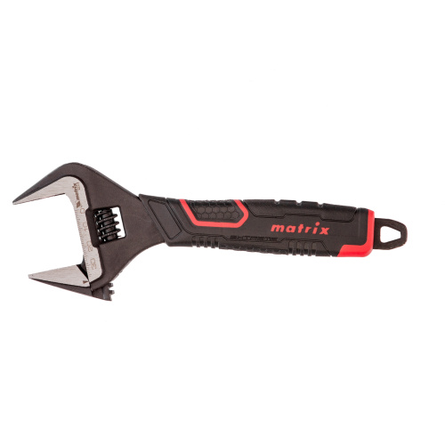 Ключ разводной, тонкие губки, фосфатированный, двухкомпонентная рукоятка, 200 мм, PRO Matrix по ценам производителя в Краснодаре с доставкой по всей России