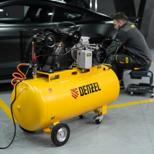 Компрессор воздушный рем. привод BCV 5500-T/200, 5,5 кВт, 200 литров, 850 л/мин Denzel по ценам производителя в Краснодаре с доставкой по всей России