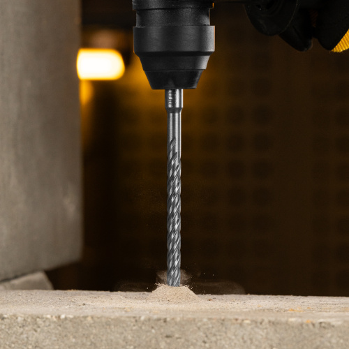 Бур по бетону, цельная крестовая пластина, 8x215 мм, SDS PLUS Denzel по ценам производителя в Краснодаре с доставкой по всей России