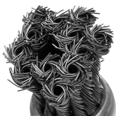 Щетка для дрели, 30 мм, "чашка" со шпилькой, крученая металлическая проволока Matrix по ценам производителя в Краснодаре с доставкой по всей России