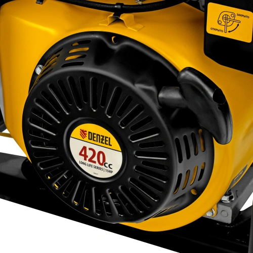 Генератор бензиновый GE 6900, 5.5 кВт, 220 В/50 Гц, 25 л, ручной старт Denzel по ценам производителя в Краснодаре с доставкой по всей России