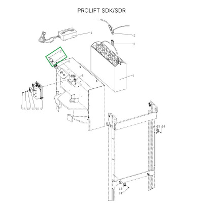 Аварийный выключатель для штабелеров SDR/SDK и SPN, для тележек SK20 по ценам производителя в Краснодаре с доставкой по всей России