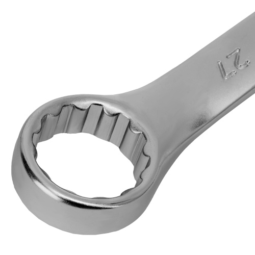Ключ комбинированный, 27 мм, CrV, матовый хром Stels по ценам производителя в Краснодаре с доставкой по всей России