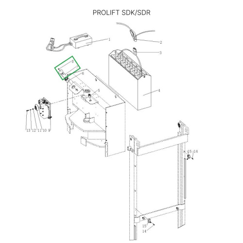 Аварийный выключатель для штабелеров SDR/SDK и SPN, для тележек SK20 по ценам производителя в Краснодаре с доставкой по всей России