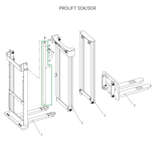 Центральный гидроцилиндр для штабелеров SDR1656/SDK1656 по ценам производителя в Краснодаре с доставкой по всей России