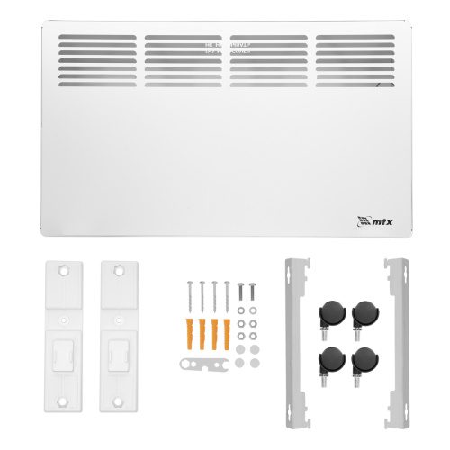 Конвектор электрический КМ-2000.2, 230 В, 2000 Вт, X-образный нагреватель, колеса, термостат MTX по ценам производителя в Краснодаре с доставкой по всей России
