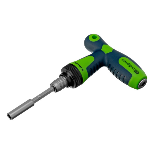 Отвертка Т-образная реверсивная с набором бит, торцевых головок, 33 предмета, CrV Сибртех по ценам производителя в Краснодаре с доставкой по всей России