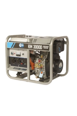 Генератор дизельный 2,8 кВт 220В 15 л с электростартером TOR KM3000D купить в Москве с доставкой по всей России | ProtosMarket.ru