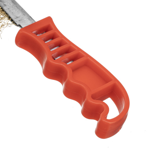 Щетка металлическая латунированная, пластиковая ручка Matrix по ценам производителя в Краснодаре с доставкой по всей России