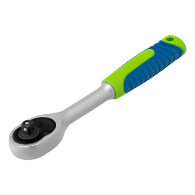 Ключ-трещотка 1/4", 45 зубьев, с быстрым сбросом, матовый хром Сибртех по ценам производителя в Краснодаре с доставкой по всей России