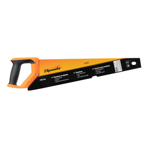 Ножовка по дереву, 500 мм, 7-8 TPI, зуб 2D, каленый зуб, двухкомпонентная рукоятка Sparta по ценам производителя в Краснодаре с доставкой по всей России