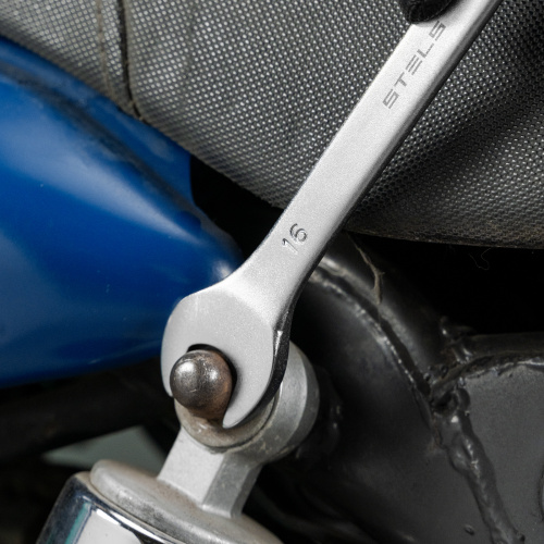 Ключ комбинированный, 16 мм, CrV, матовый хром Stels по ценам производителя в Краснодаре с доставкой по всей России