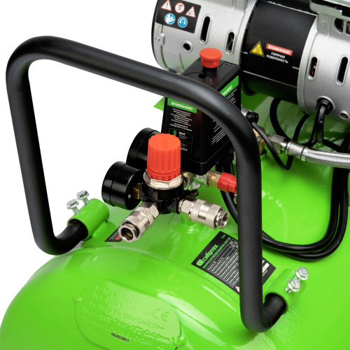 Компрессор безмаслянный малошумный МБ 2250/100, 2250 Вт, 100л, 400 л/мин Сибртех по ценам производителя в Краснодаре с доставкой по всей России