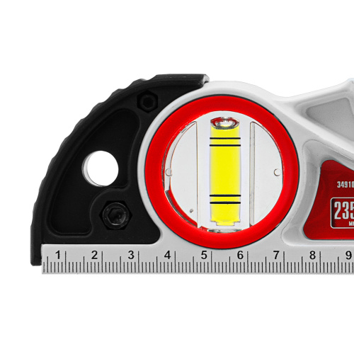 Уровень алюминиевый литой, фрезерованный, 3 глазка, две ударные площадки, 235 мм Matrix по ценам производителя в Краснодаре с доставкой по всей России