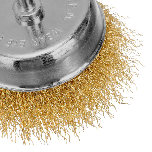 Набор щеток для дрели, 2 шт, 1 плоская, 100 мм, 1 "чашка", 75 мм, со шпильками Matrix по ценам производителя в Краснодаре с доставкой по всей России