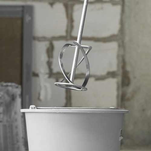 Насадка для миксера, для легких растворов, 120 х 590 мм, оцинкованная, хвостовик резьба М14 Сибртех по ценам производителя в Краснодаре с доставкой по всей России