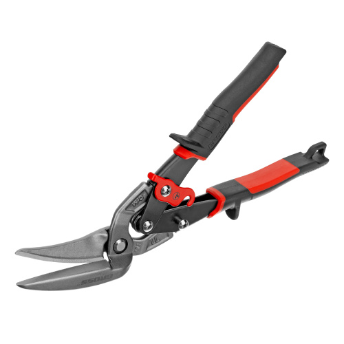 Ножницы по металлу "Piranha", 270 мм, прямой и левый проходной рез, сталь СrMo, двухкомпонентные рукоятки Gross по ценам производителя в Краснодаре с доставкой по всей России