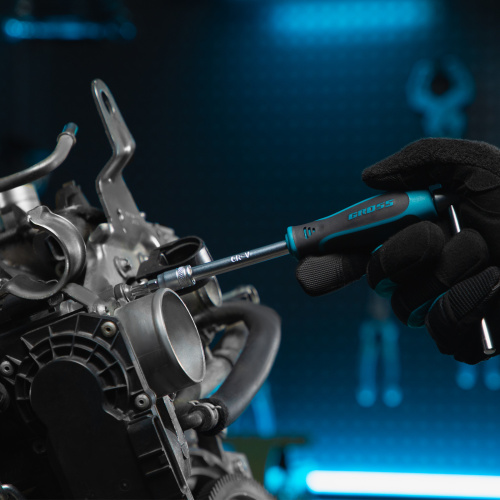 Набор инструментов, 1/4", 1/2", CrV, 120 зубьев, 76 предметов Gross по ценам производителя в Краснодаре с доставкой по всей России