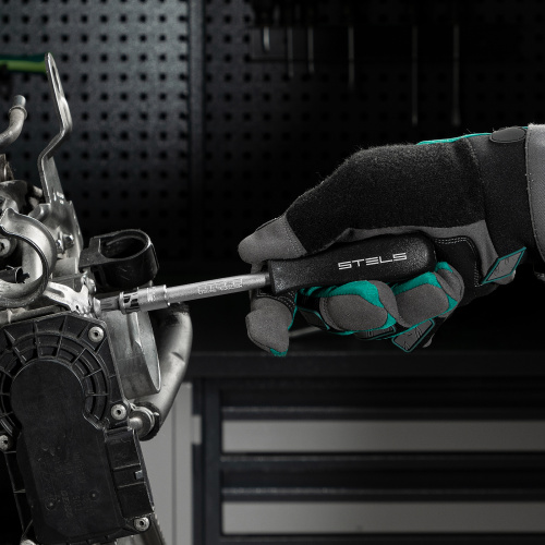 Набор инструментов, 1/2", 1/4", CrV, пластиковый кейс 76 предметов Stels по ценам производителя в Краснодаре с доставкой по всей России