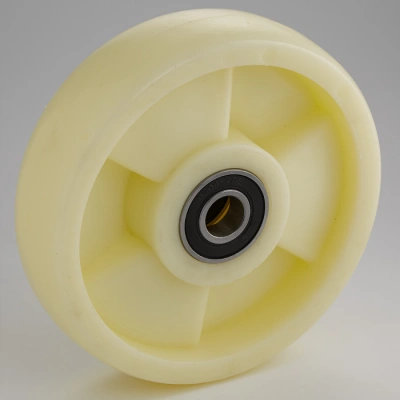 Колесо нейлоновое 200х50 мм без подшипника для тележек гидравлических BF/WB/RHP по ценам производителя в Краснодаре с доставкой по всей России