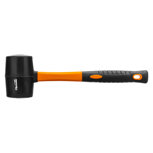 Киянка резиновая, 450 г, черная резина, фибергласовая рукоятка Sparta по ценам производителя в Краснодаре с доставкой по всей России