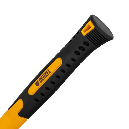 Киянка резиновая, 16 oz, черно-белая резина, фибергласовая рукоятка Denzel по ценам производителя в Краснодаре с доставкой по всей России