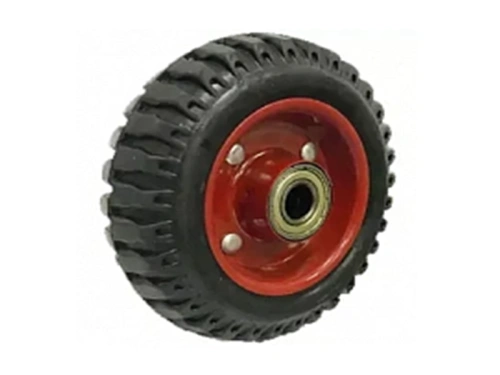 Колесо литое резиновое 160 мм PP160 с протектором, без кронштейна по ценам производителя в Краснодаре с доставкой по всей России