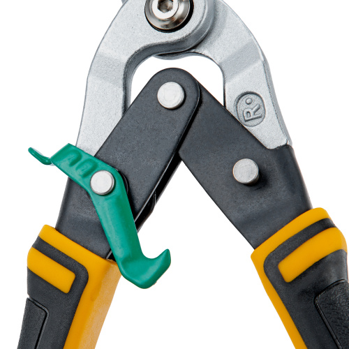 Ножницы по металлу, 270 мм, прямой и правый рез, сталь-СrMo, трехкомпонентные рукоятки Denzel по ценам производителя в Краснодаре с доставкой по всей России