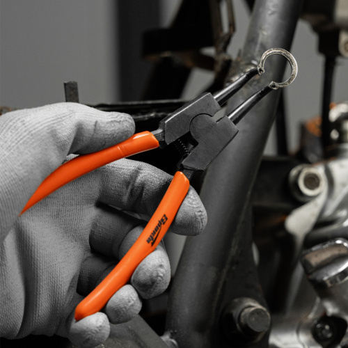 Съемник, 150 мм, для внешних стопорных колец, изогнутые губки (разжим) Sparta по ценам производителя в Краснодаре с доставкой по всей России