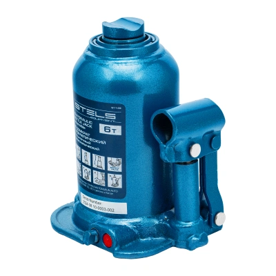 Домкрат гидравлический бутылочный телескопический, 6 т, подъем 180-410 мм Stels купить в Москве с доставкой по всей России | ProtosMarket.ru