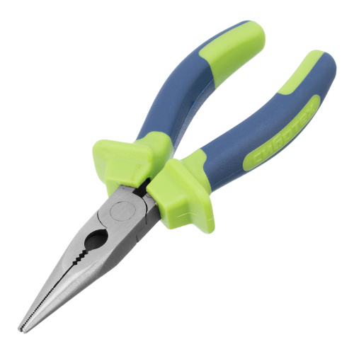 Длинногубцы прямые, 160 мм, двухкомпонентные рукоятки Сибртех по ценам производителя в Краснодаре с доставкой по всей России