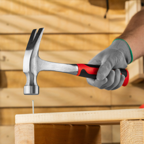 Молоток-гвоздодер, 570 г, цельнометаллический, двухкомпонентная рукоятка Matrix по ценам производителя в Краснодаре с доставкой по всей России