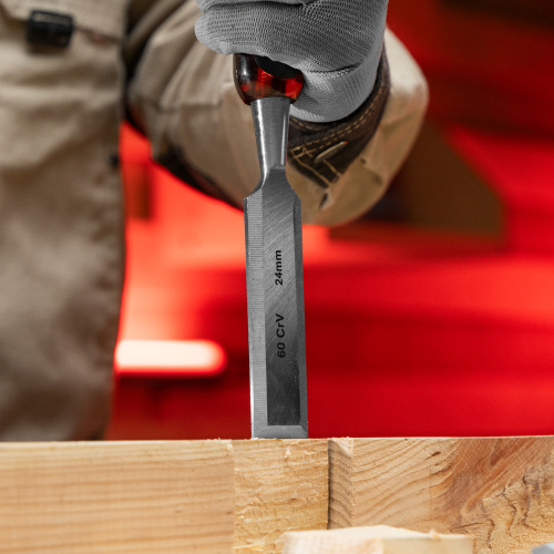 Набор долот-стамесок плоских "Тигровый глаз", 4 шт, 6-12-18-24 мм Matrix по ценам производителя в Краснодаре с доставкой по всей России