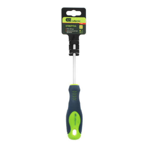 Отвертка, PZ2 х 100 мм, CrV, двухкомпонентная рукоятка Сибртех по ценам производителя в Краснодаре с доставкой по всей России