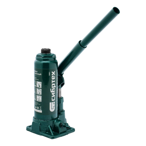 Домкрат гидравлический бутылочный, 3 т, 180-320 мм Сибртех по ценам производителя в Краснодаре с доставкой по всей России