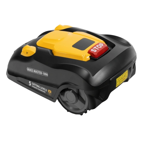 Робот-газонокосилка Grass Master 1000  1000м², 3Ач, 28V, LCD дисплей, Wi-Fi Denzel по ценам производителя в Краснодаре с доставкой по всей России