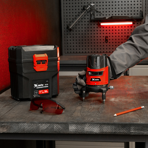 Лазерный уровень CRX-30R, 30 м, красный луч, батарейки, резьба 5/8" MTX по ценам производителя в Краснодаре с доставкой по всей России