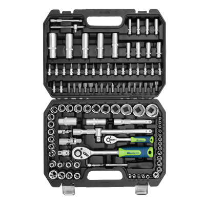Набор инструментов, 1/2", 1/4", 108 предметов// Сибртех по ценам производителя в Краснодаре с доставкой по всей России