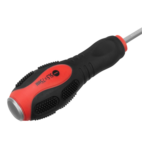 Ударная отвертка, SL5 x 75 мм, двухкомпонентная рукоятка, CrV Matrix по ценам производителя в Краснодаре с доставкой по всей России