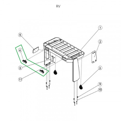 Фара головного света встроенная для ричтрака RV (24V) по ценам производителя в Краснодаре с доставкой по всей России