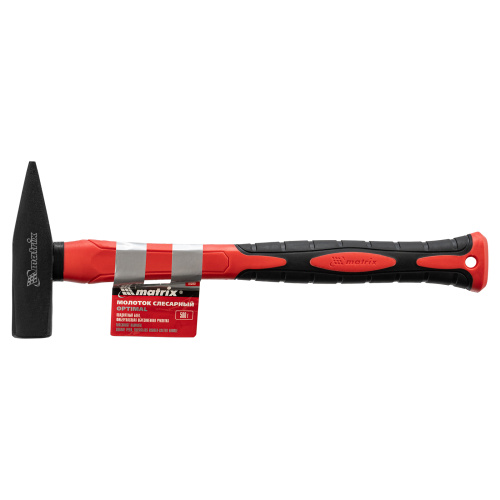 Молоток слесарный optimal, 500 г, фибергласовая обрезиненная рукоятка, квадратный боек Matrix по ценам производителя в Краснодаре с доставкой по всей России