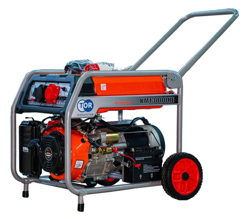 Генератор бензиновый 9,0 кВт 220В/380В с электростартером TOR KM13000HE по ценам производителя в Краснодаре с доставкой по всей России