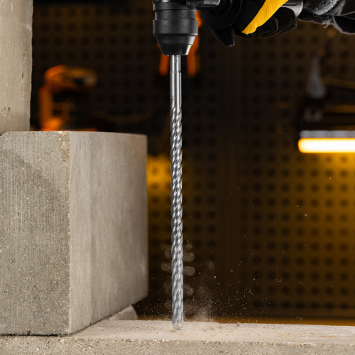 Бур по бетону, цельная крестовая пластина, 12x315 мм, SDS PLUS Denzel по ценам производителя в Краснодаре с доставкой по всей России