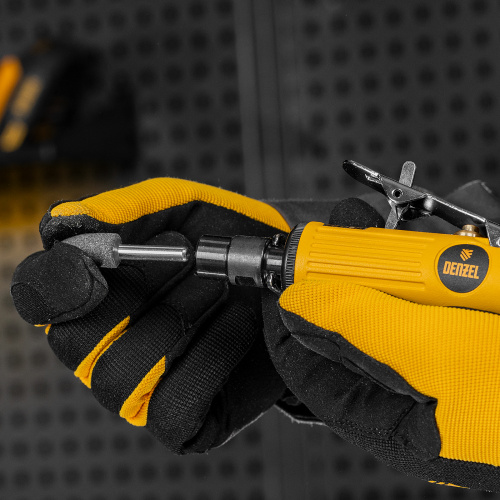 Пневмошлифмашина прямая PGS25000, 25000 об/мин, 10 шлиф. камней, цанга - 3, 6 мм, 113 л/мин Denzel по ценам производителя в Краснодаре с доставкой по всей России