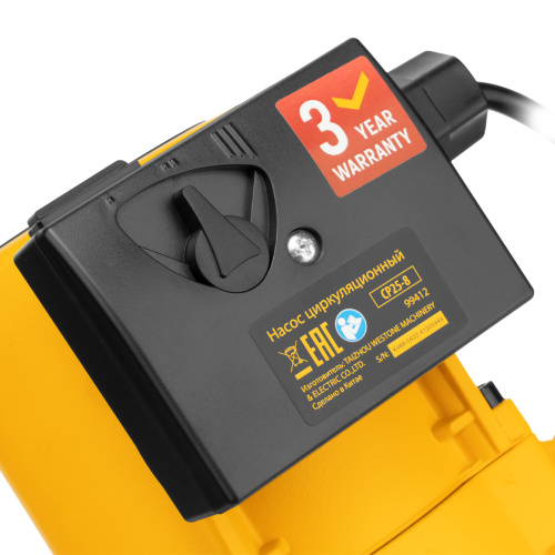 Циркуляционный насос CP25-8, напор 8 м, 130 л/мин, 1 м кабель, монт. длина 180 мм Denzel по ценам производителя в Краснодаре с доставкой по всей России