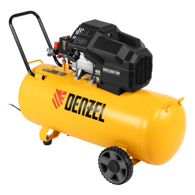 Компрессор воздушный DKV2200/100, Х-PRO 2.2 кВт, 400 л/мин, 100л Denzel по ценам производителя в Краснодаре с доставкой по всей России